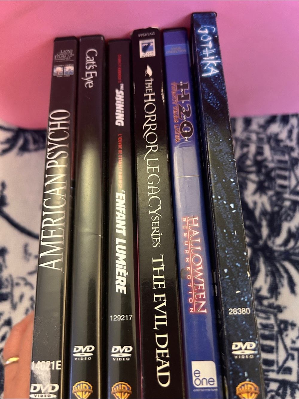 Horror DVD Collection - Black and Purple Spine Set